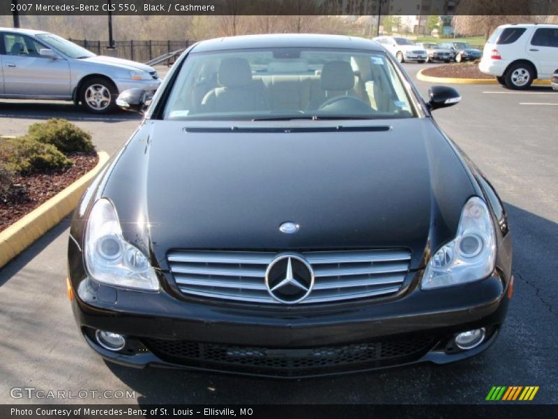 Black / Cashmere 2007 Mercedes-Benz CLS 550