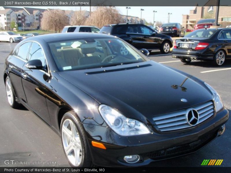 Black / Cashmere 2007 Mercedes-Benz CLS 550