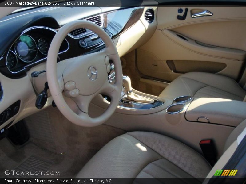 Black / Cashmere 2007 Mercedes-Benz CLS 550