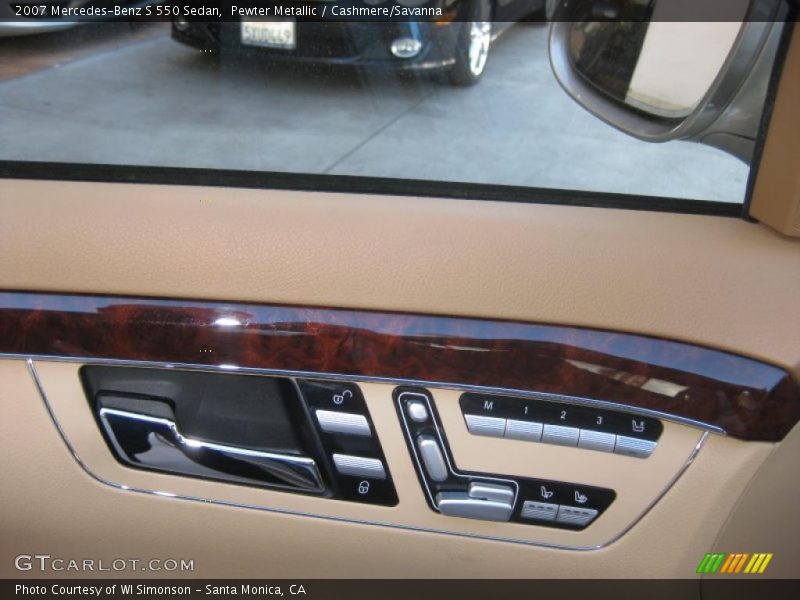 Pewter Metallic / Cashmere/Savanna 2007 Mercedes-Benz S 550 Sedan