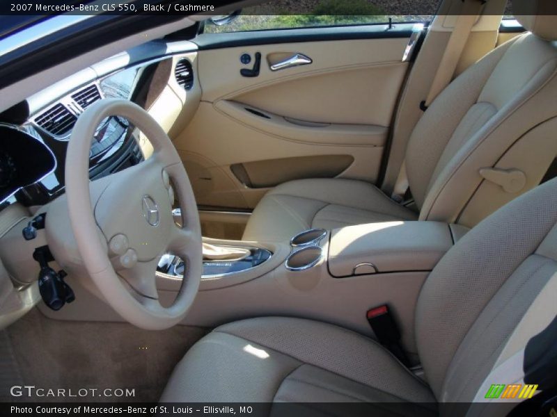 Black / Cashmere 2007 Mercedes-Benz CLS 550