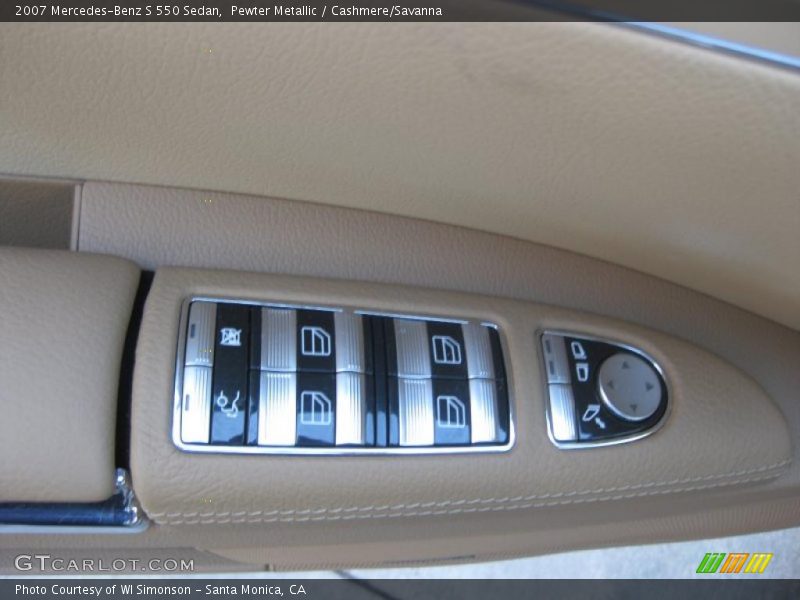 Pewter Metallic / Cashmere/Savanna 2007 Mercedes-Benz S 550 Sedan