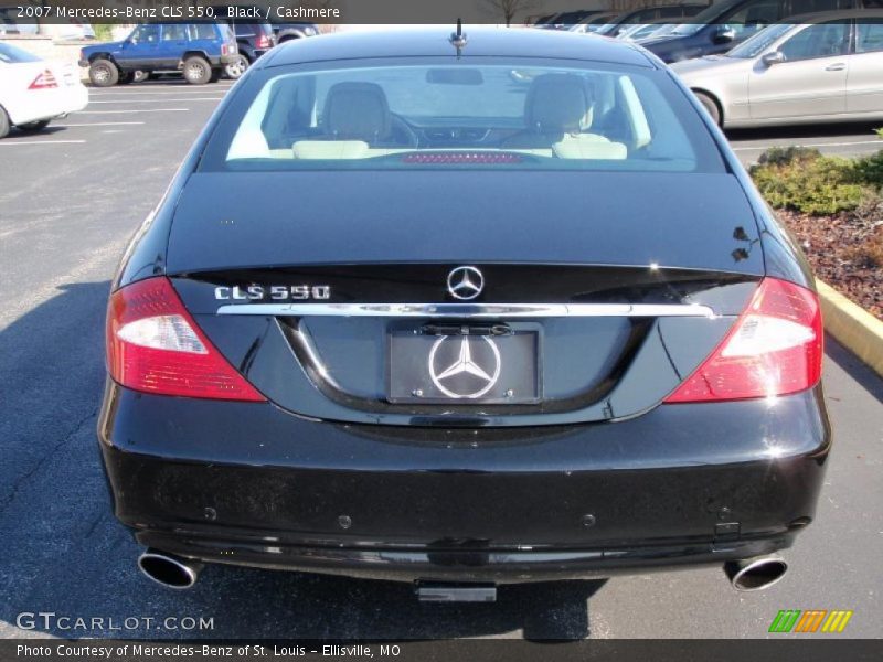 Black / Cashmere 2007 Mercedes-Benz CLS 550
