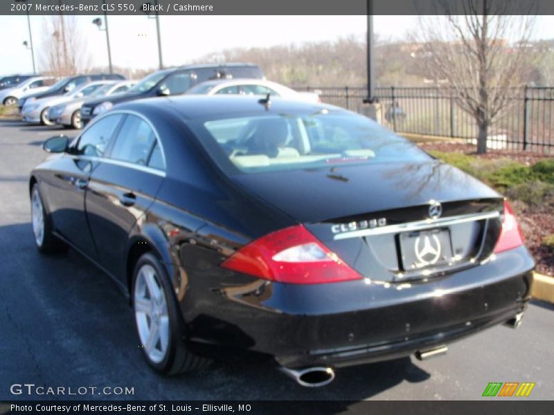 Black / Cashmere 2007 Mercedes-Benz CLS 550