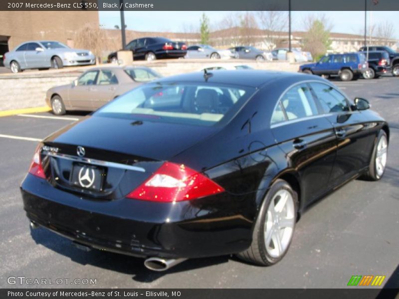 Black / Cashmere 2007 Mercedes-Benz CLS 550
