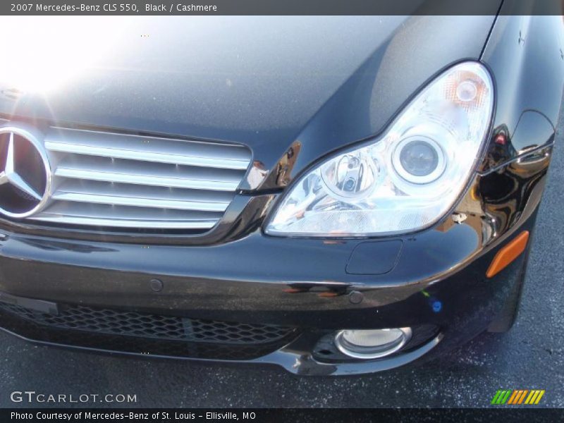 Black / Cashmere 2007 Mercedes-Benz CLS 550