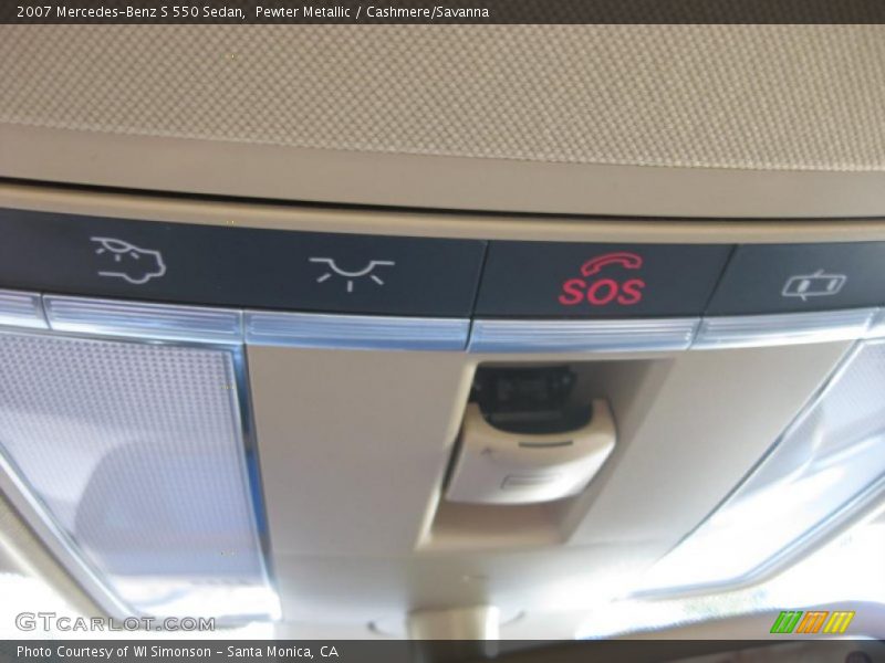Pewter Metallic / Cashmere/Savanna 2007 Mercedes-Benz S 550 Sedan