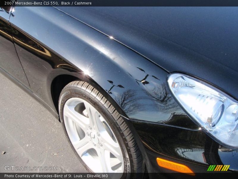 Black / Cashmere 2007 Mercedes-Benz CLS 550