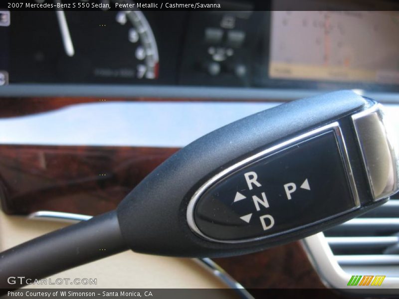 Pewter Metallic / Cashmere/Savanna 2007 Mercedes-Benz S 550 Sedan