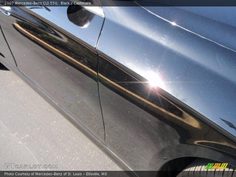 Black / Cashmere 2007 Mercedes-Benz CLS 550