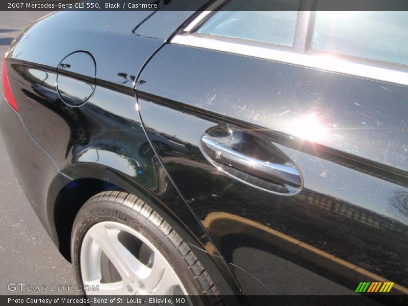 Black / Cashmere 2007 Mercedes-Benz CLS 550