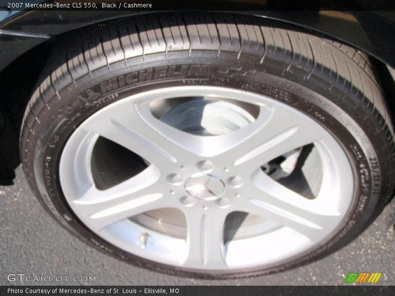 Black / Cashmere 2007 Mercedes-Benz CLS 550