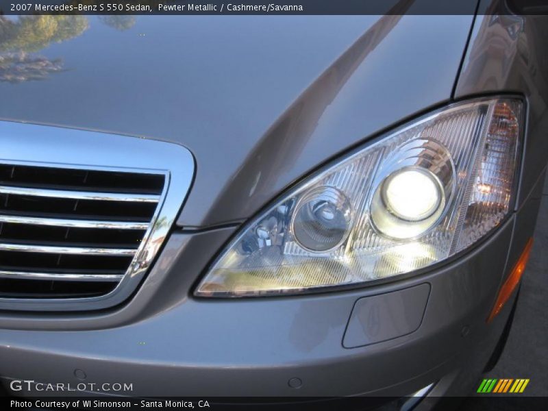 Pewter Metallic / Cashmere/Savanna 2007 Mercedes-Benz S 550 Sedan
