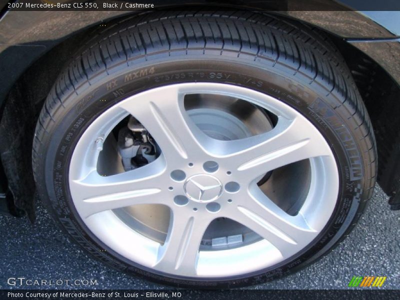 Black / Cashmere 2007 Mercedes-Benz CLS 550