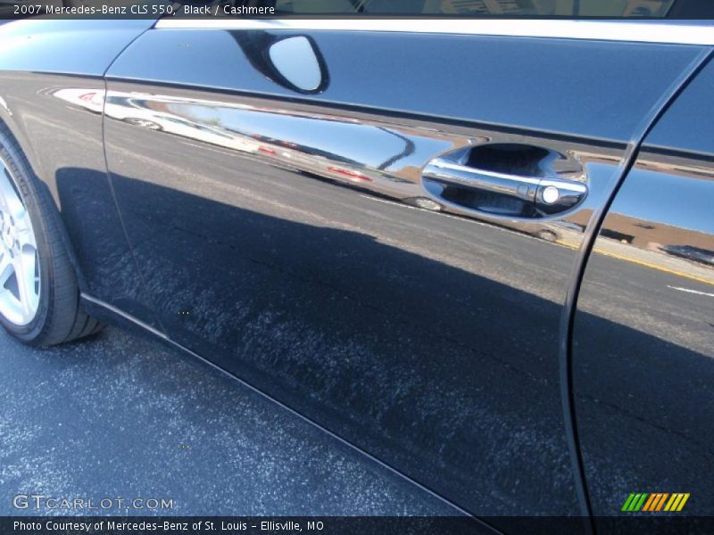 Black / Cashmere 2007 Mercedes-Benz CLS 550