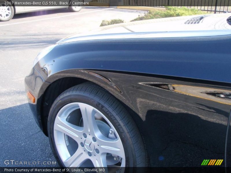 Black / Cashmere 2007 Mercedes-Benz CLS 550