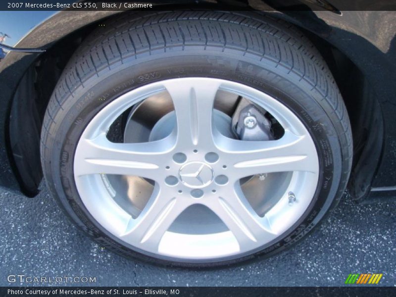 Black / Cashmere 2007 Mercedes-Benz CLS 550