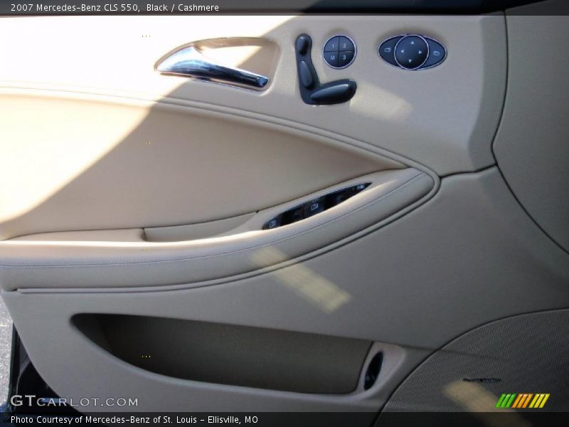 Black / Cashmere 2007 Mercedes-Benz CLS 550