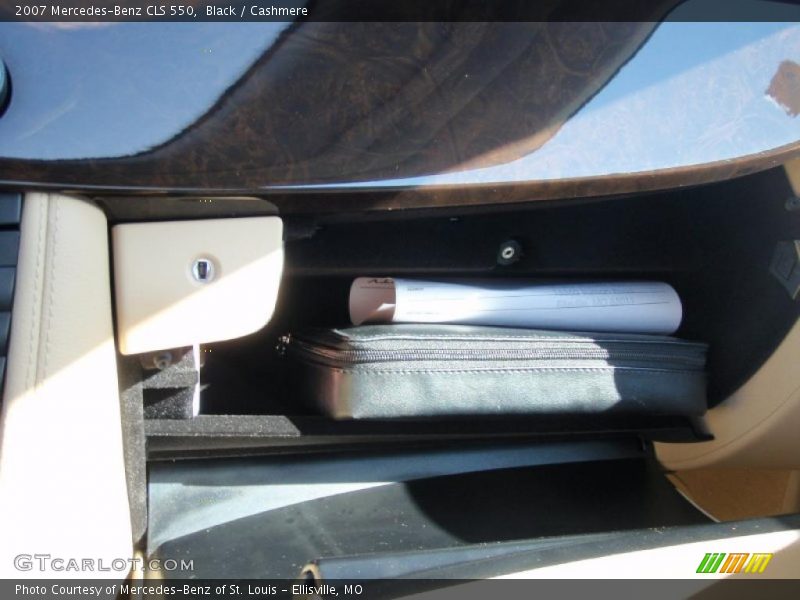 Black / Cashmere 2007 Mercedes-Benz CLS 550