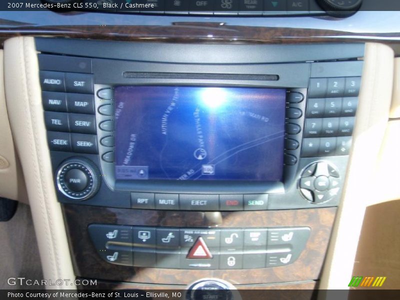 Black / Cashmere 2007 Mercedes-Benz CLS 550