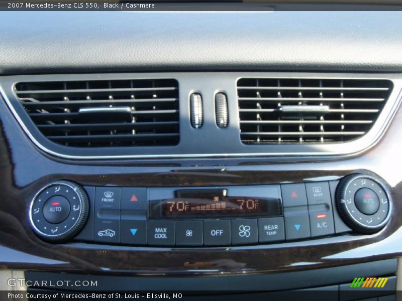 Black / Cashmere 2007 Mercedes-Benz CLS 550