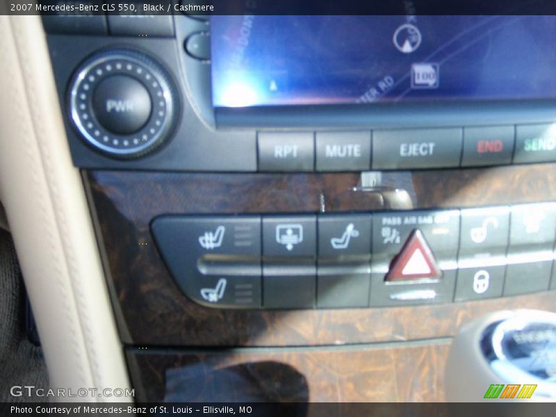 Black / Cashmere 2007 Mercedes-Benz CLS 550