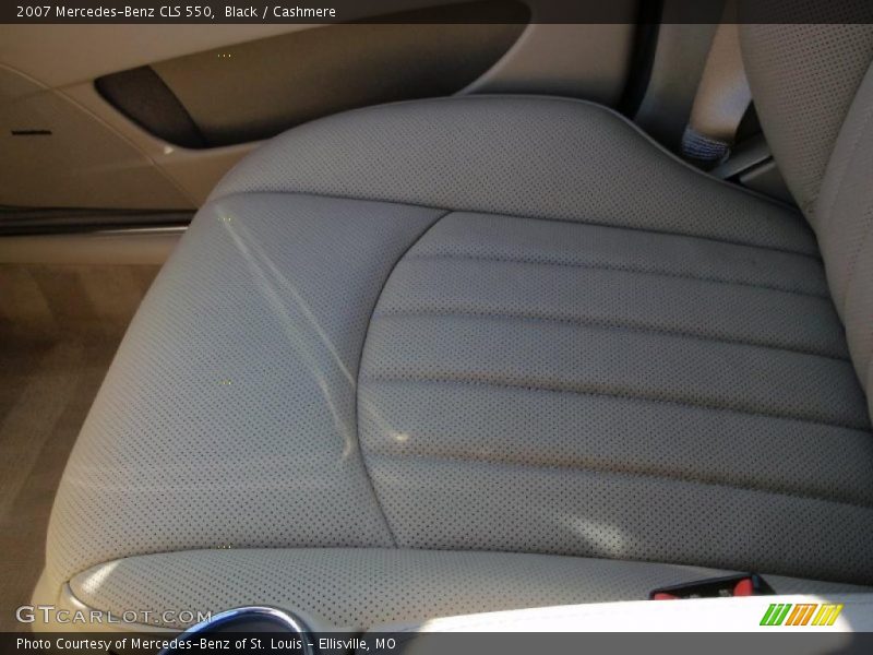 Black / Cashmere 2007 Mercedes-Benz CLS 550