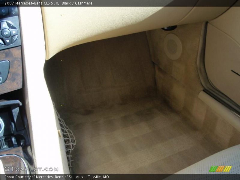 Black / Cashmere 2007 Mercedes-Benz CLS 550