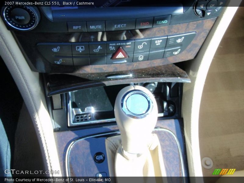 Black / Cashmere 2007 Mercedes-Benz CLS 550