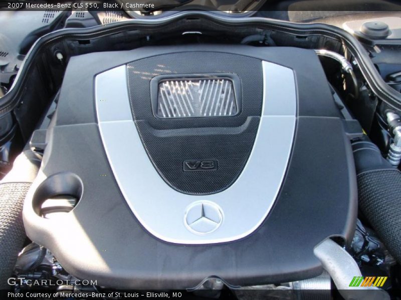 Black / Cashmere 2007 Mercedes-Benz CLS 550