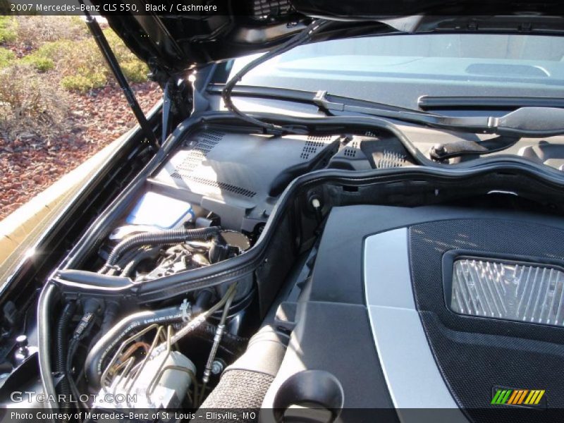 Black / Cashmere 2007 Mercedes-Benz CLS 550