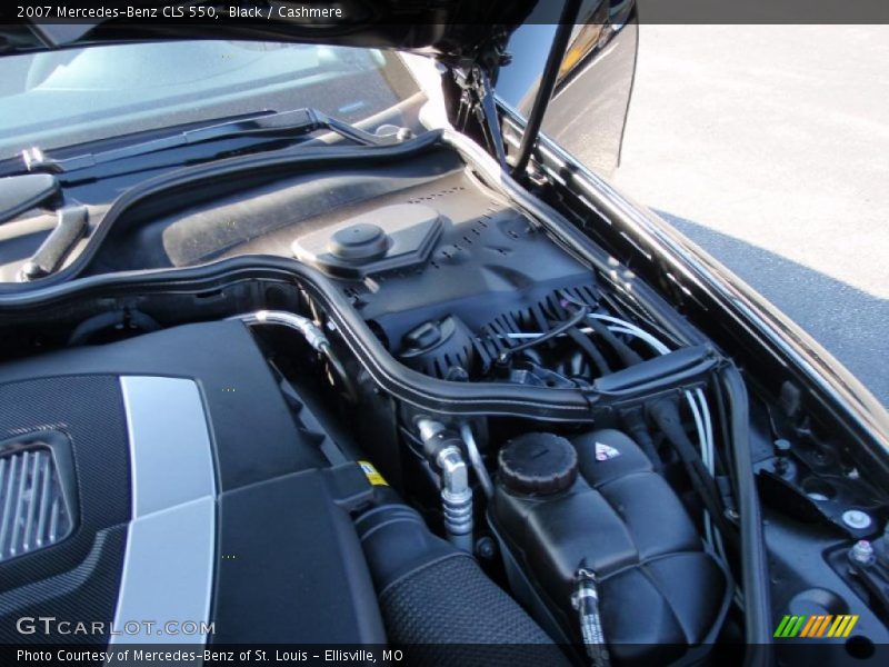 Black / Cashmere 2007 Mercedes-Benz CLS 550
