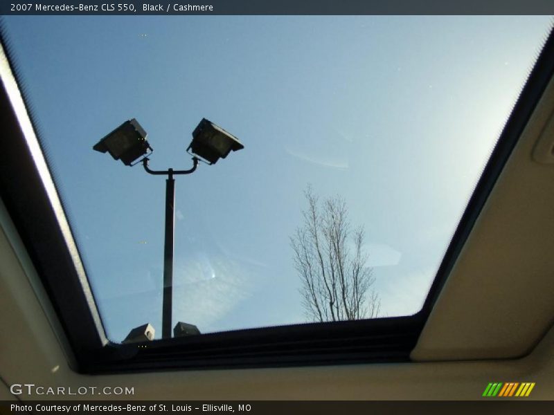 Black / Cashmere 2007 Mercedes-Benz CLS 550