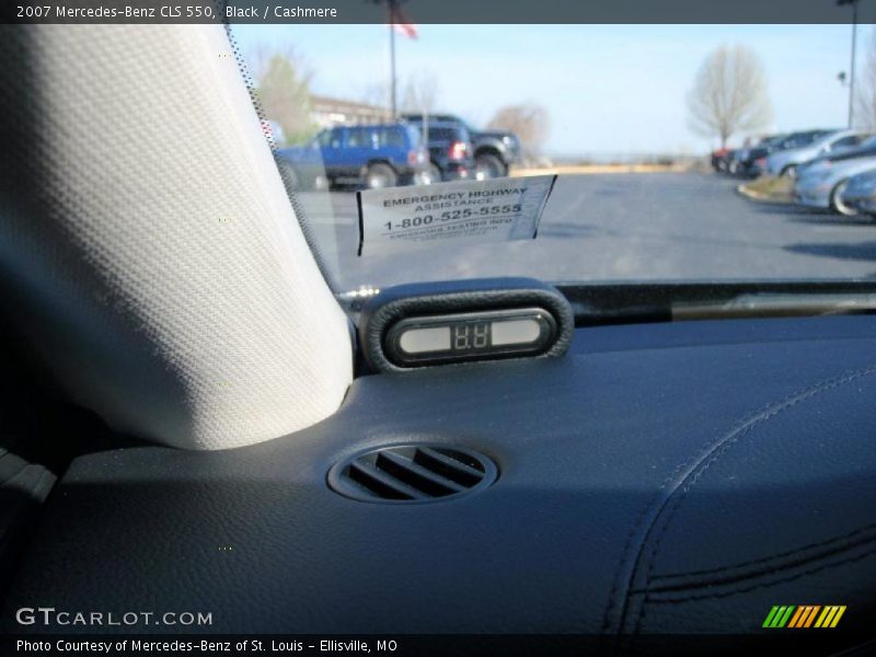 Black / Cashmere 2007 Mercedes-Benz CLS 550
