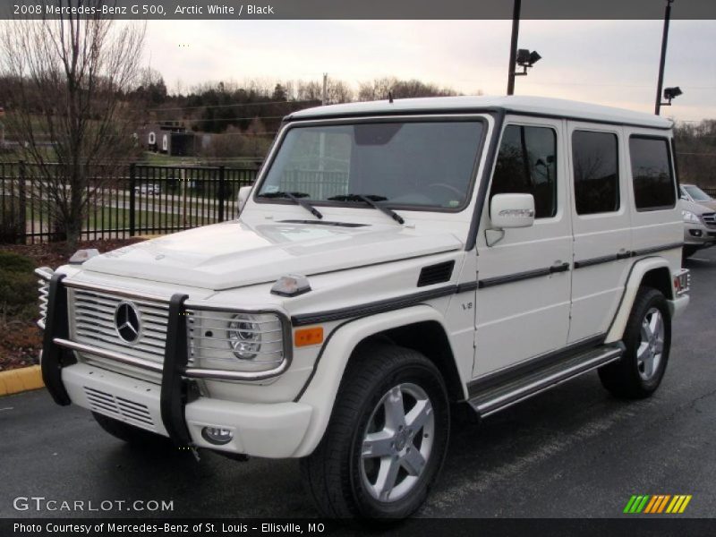 Arctic White / Black 2008 Mercedes-Benz G 500