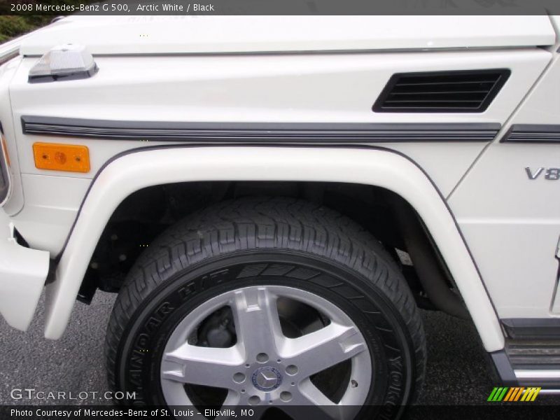 Arctic White / Black 2008 Mercedes-Benz G 500