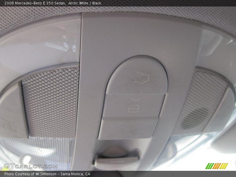 Arctic White / Black 2008 Mercedes-Benz E 350 Sedan