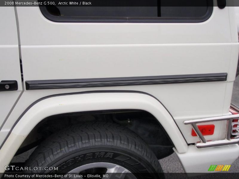 Arctic White / Black 2008 Mercedes-Benz G 500