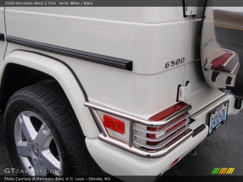 Arctic White / Black 2008 Mercedes-Benz G 500