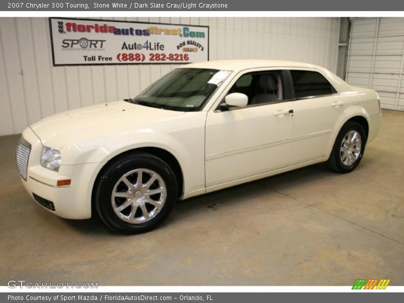 Stone White / Dark Slate Gray/Light Graystone 2007 Chrysler 300 Touring
