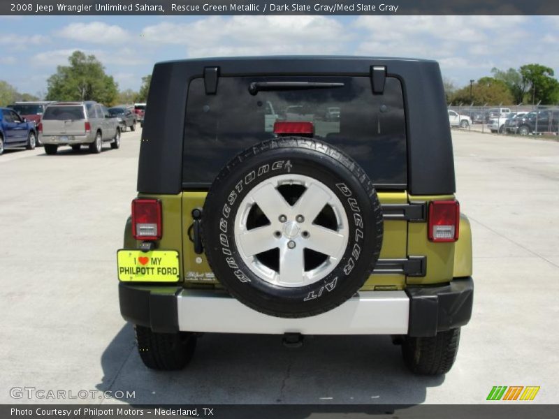 Rescue Green Metallic / Dark Slate Gray/Med Slate Gray 2008 Jeep Wrangler Unlimited Sahara