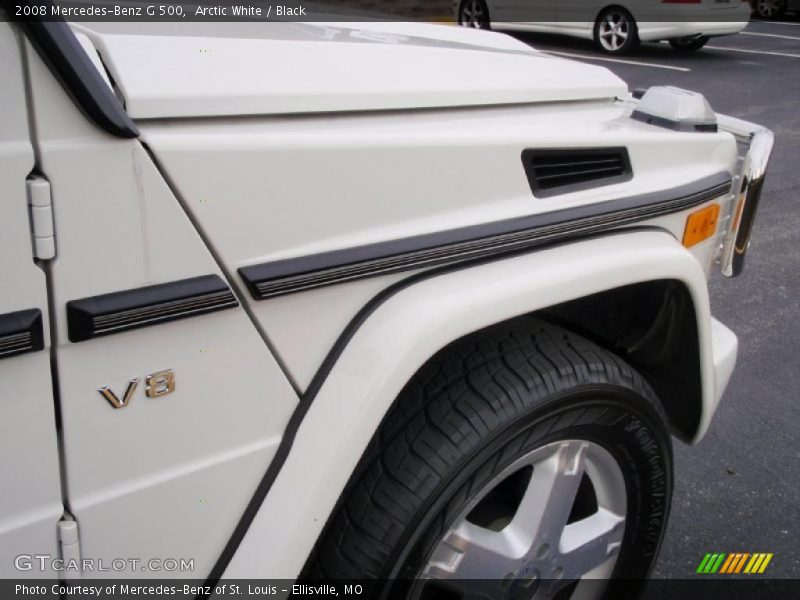 Arctic White / Black 2008 Mercedes-Benz G 500