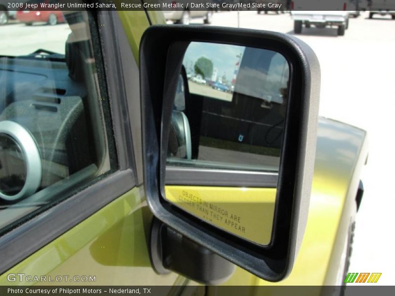 Rescue Green Metallic / Dark Slate Gray/Med Slate Gray 2008 Jeep Wrangler Unlimited Sahara