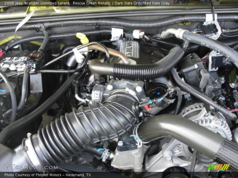 Rescue Green Metallic / Dark Slate Gray/Med Slate Gray 2008 Jeep Wrangler Unlimited Sahara
