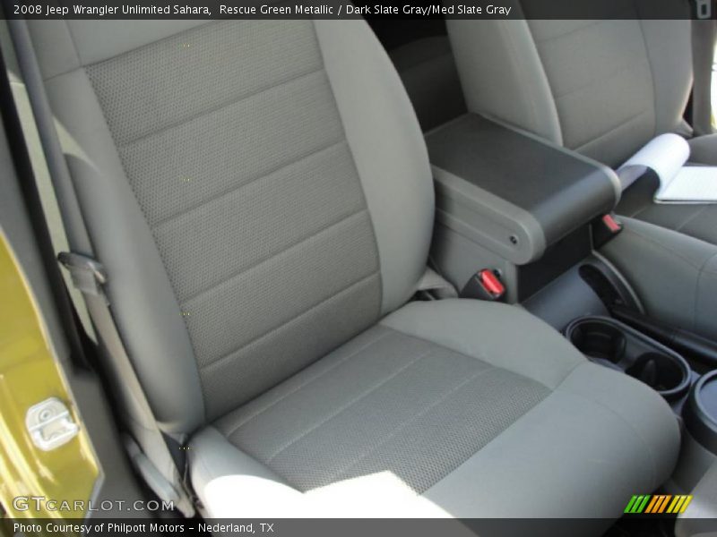 Rescue Green Metallic / Dark Slate Gray/Med Slate Gray 2008 Jeep Wrangler Unlimited Sahara
