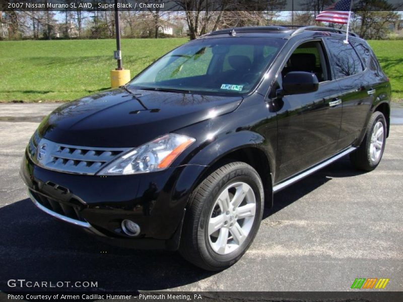 Super Black / Charcoal 2007 Nissan Murano SL AWD