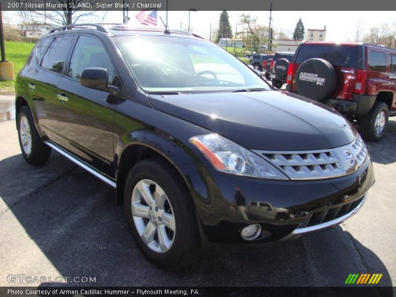 Super Black / Charcoal 2007 Nissan Murano SL AWD