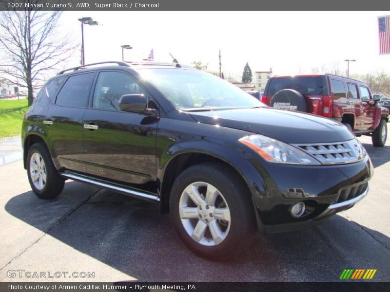 Super Black / Charcoal 2007 Nissan Murano SL AWD