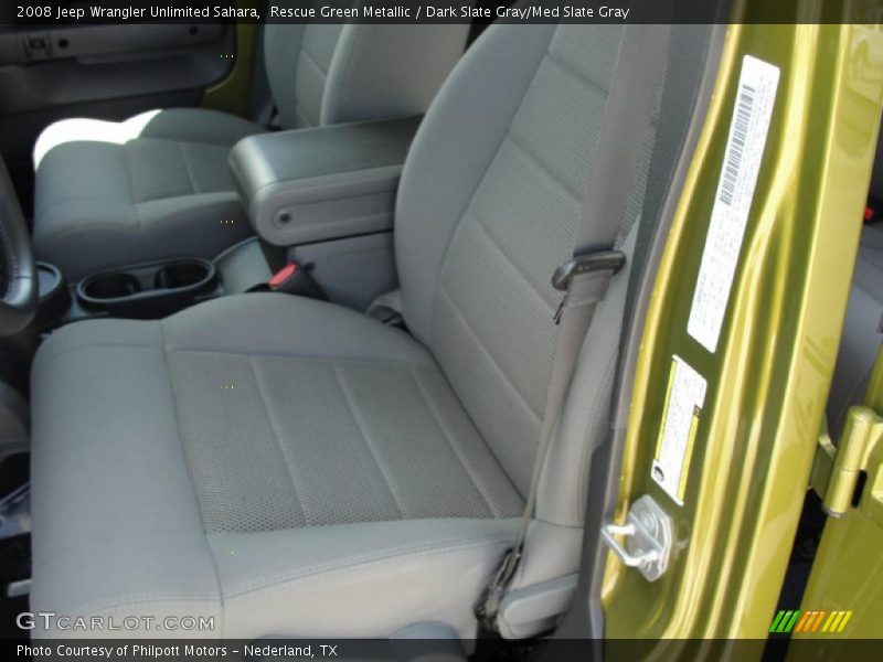 Rescue Green Metallic / Dark Slate Gray/Med Slate Gray 2008 Jeep Wrangler Unlimited Sahara