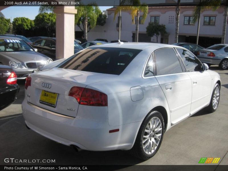 Ibis White / Black 2008 Audi A4 2.0T Sedan